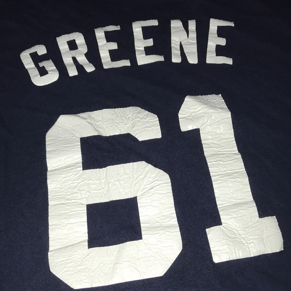 Detroit Tigers Navy Short Sleeve Shirt with 'GREENE 61' Graphic‎